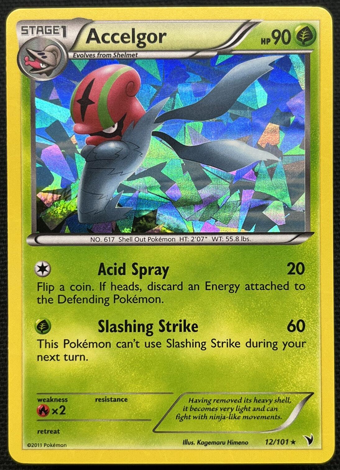 Noble Victories Accelgor [Cracked-Ice] Pokémon card