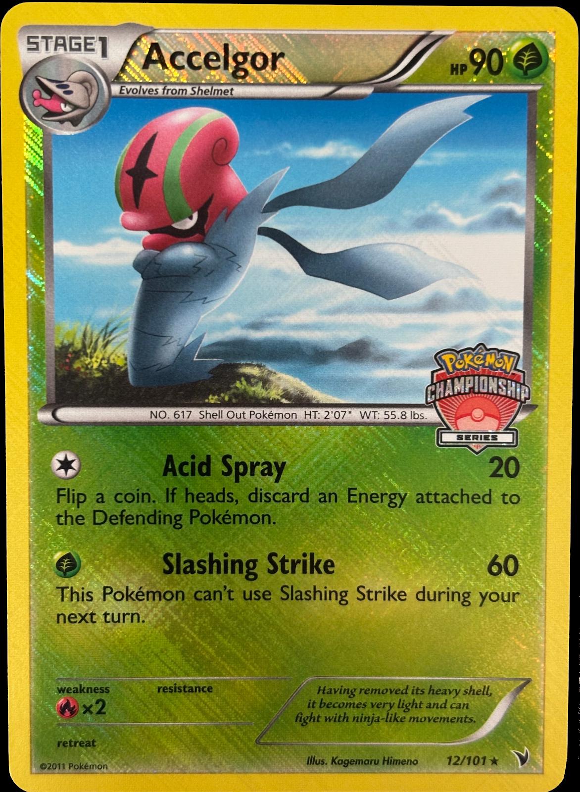 Noble Victories Accelgor [Series-Championship] Pokémon card