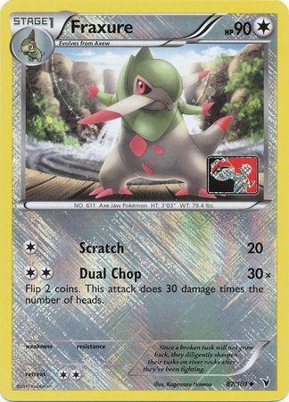 Noble Victories Fraxure [Pokemon-League] Pokémon card