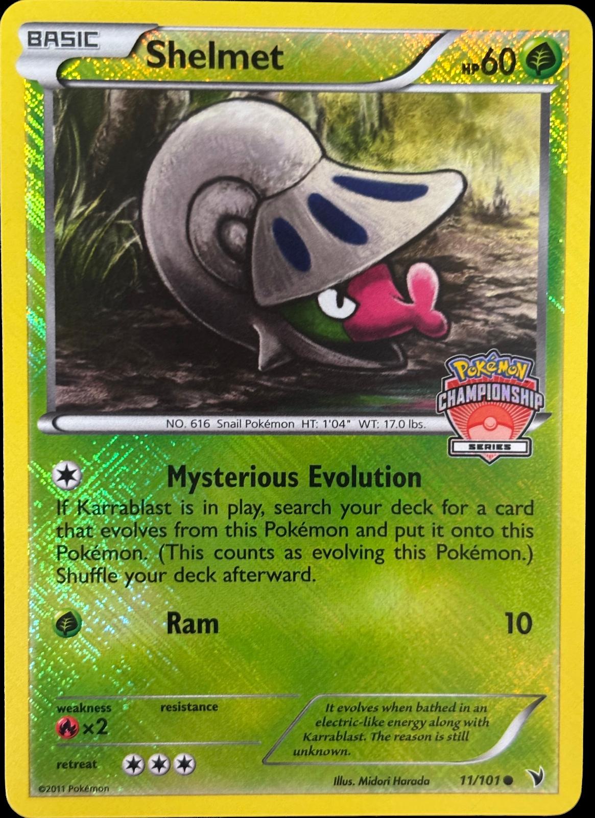 Noble Victories Shelmet [Series-Championship] Pokémon card