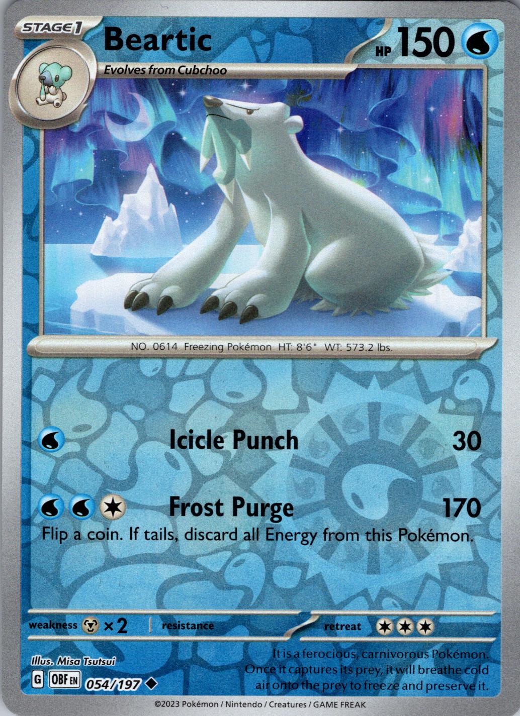 Beartic [Reverse Holo]