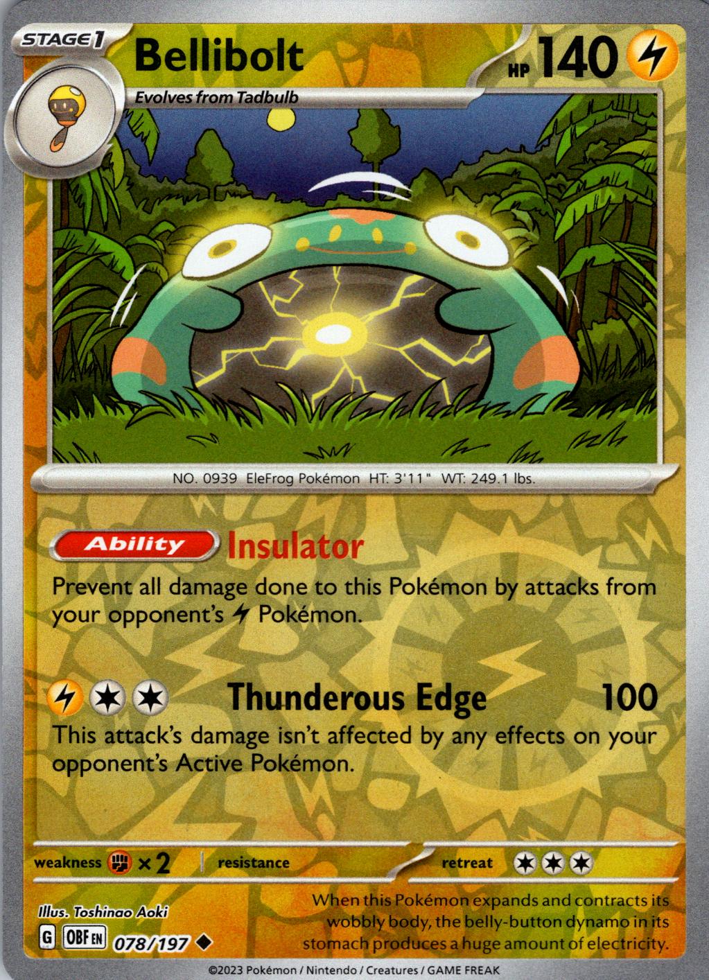 Bellibolt [Reverse Holo]