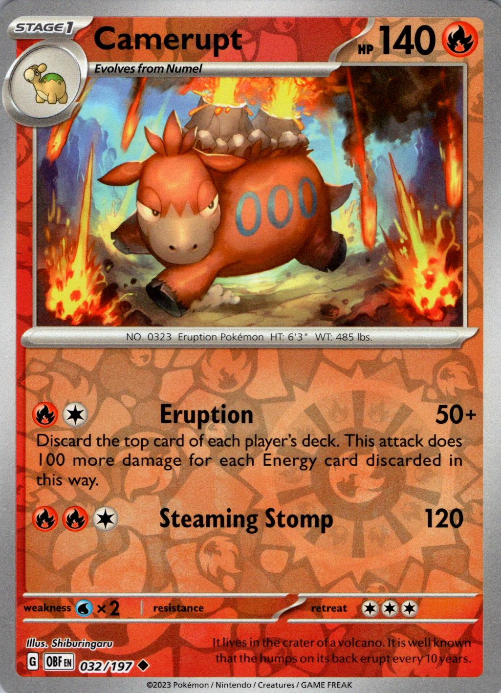 Camerupt [Reverse Holo]