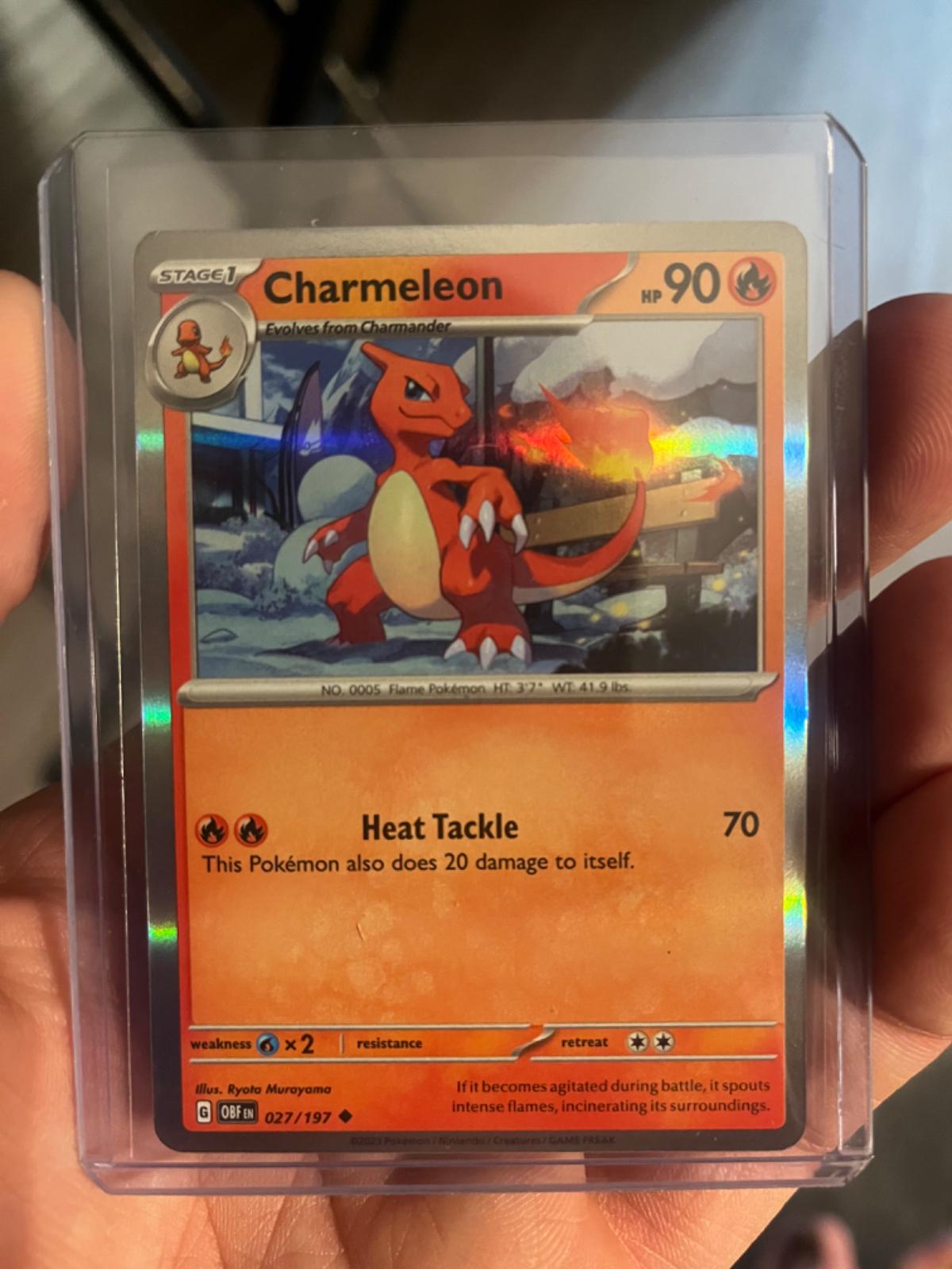 Obsidian Flames Charmeleon [Holo] Pokémon card