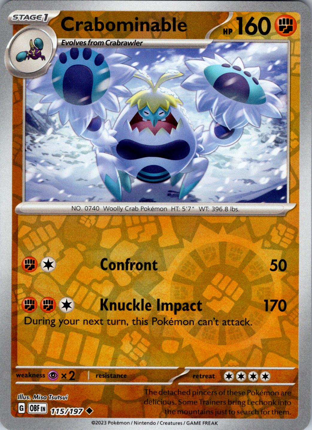 Crabominable [Reverse Holo]