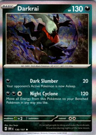 Obsidian Flames Darkrai [Holo] Pokémon card