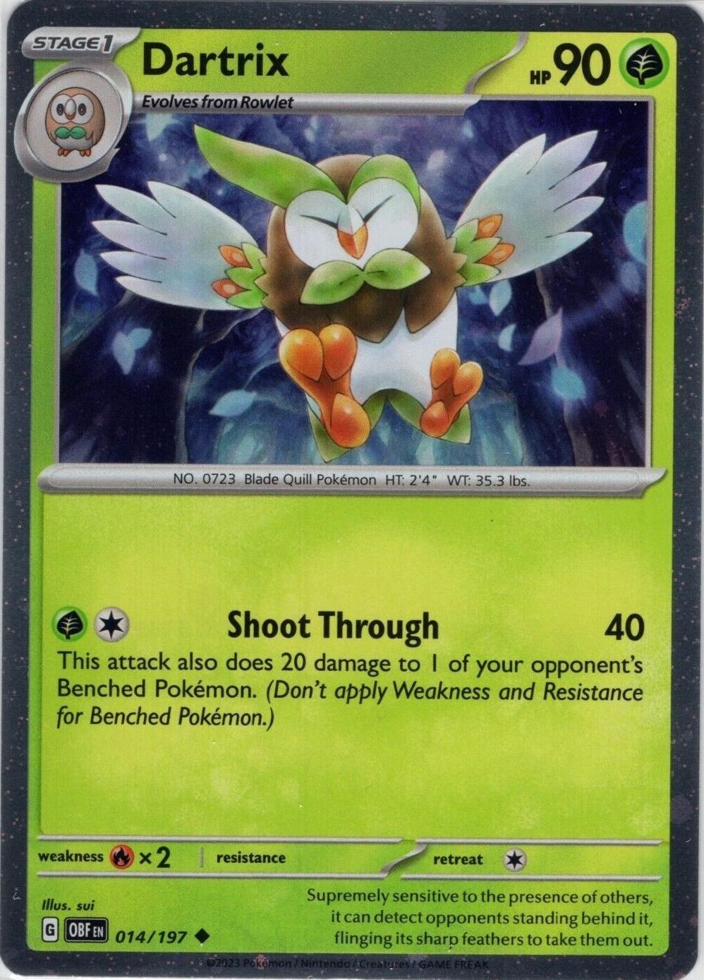 Obsidian Flames Darktrix [Cosmos-Holo] Pokémon card