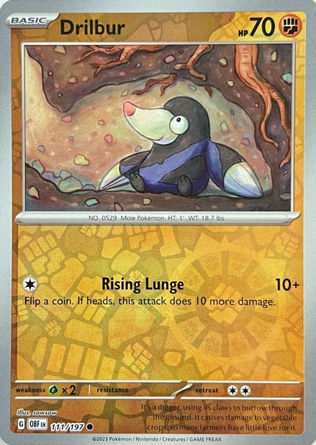 Drilbur [Reverse Holo]