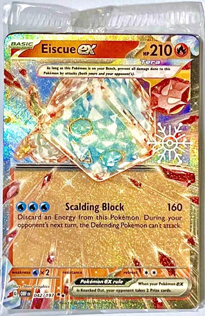Obsidian Flames Eiscue Ex [Snowflake-Stamp] Pokémon card