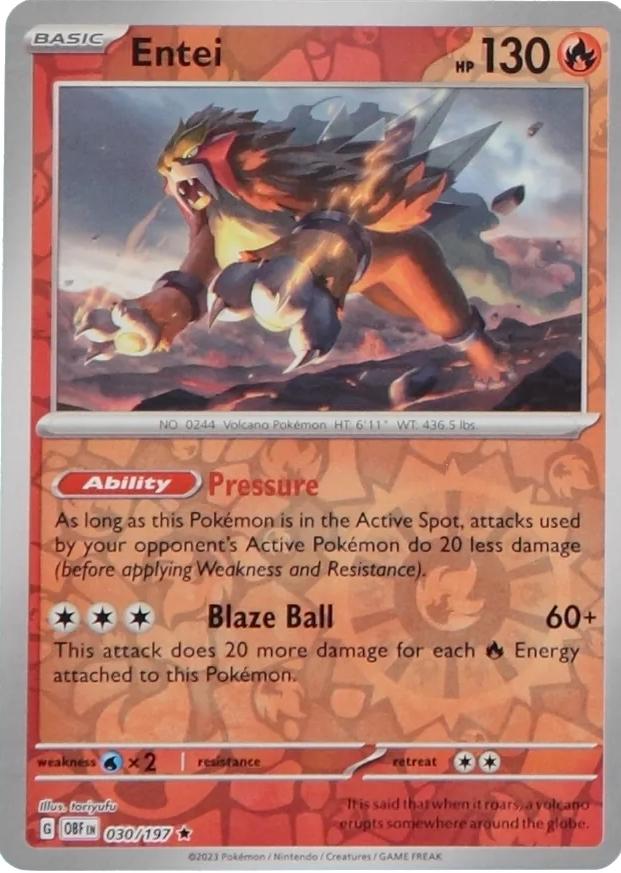 Entei [Reverse Holo]