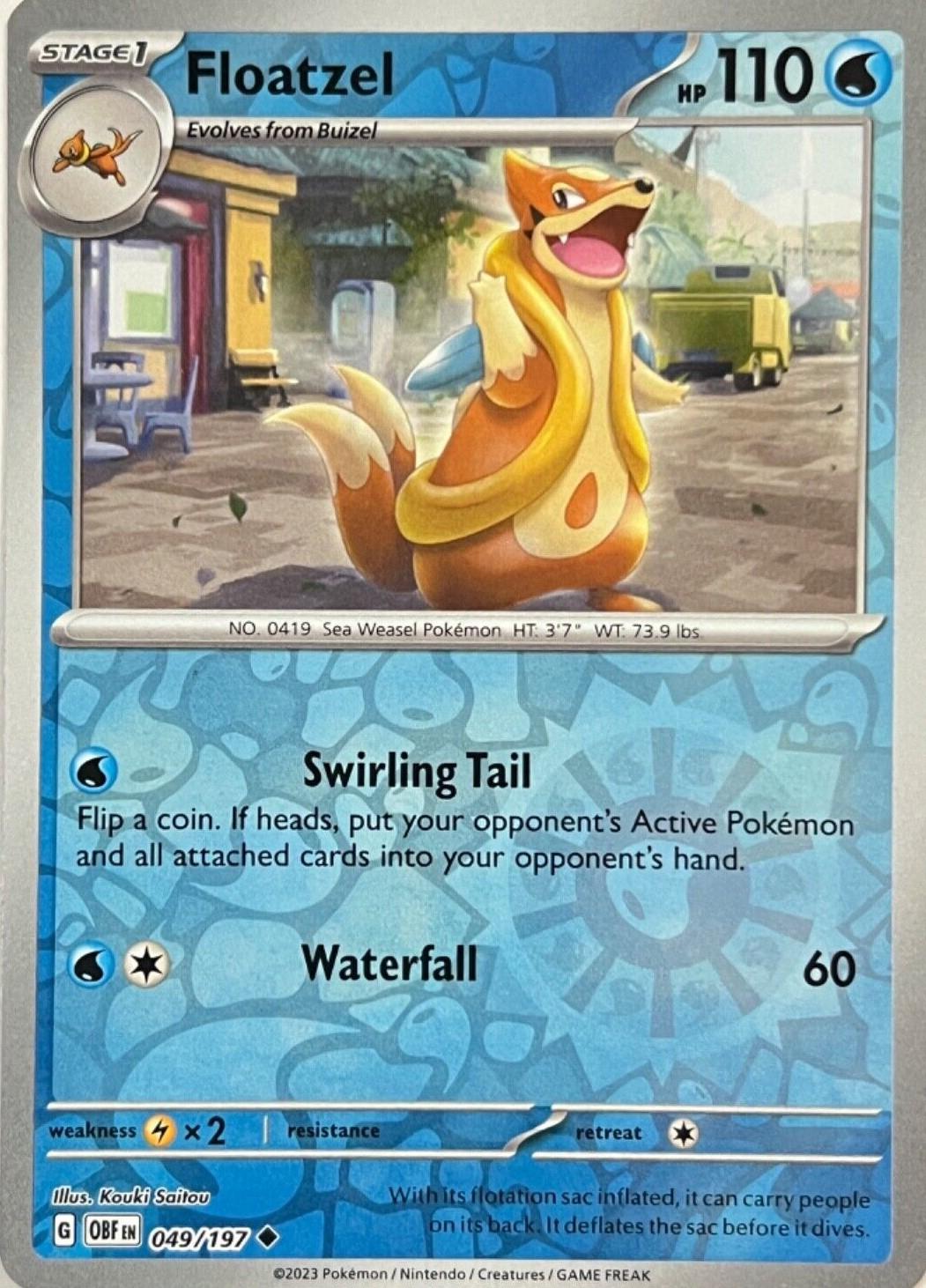 Floatzel [Reverse Holo]