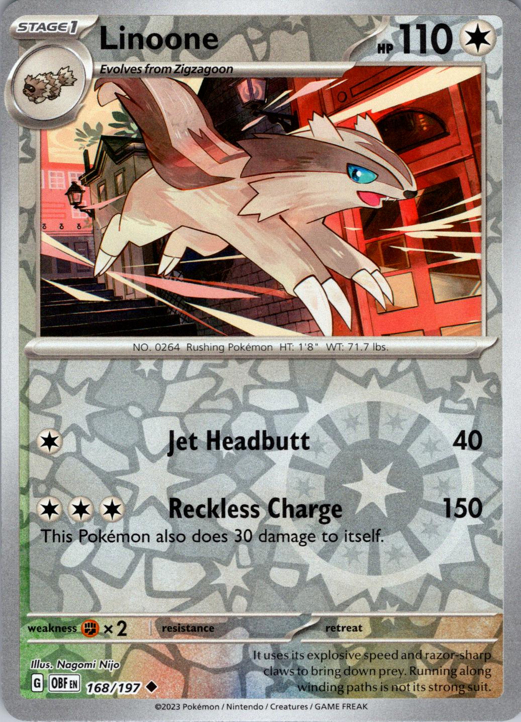 Linoone [Reverse Holo]