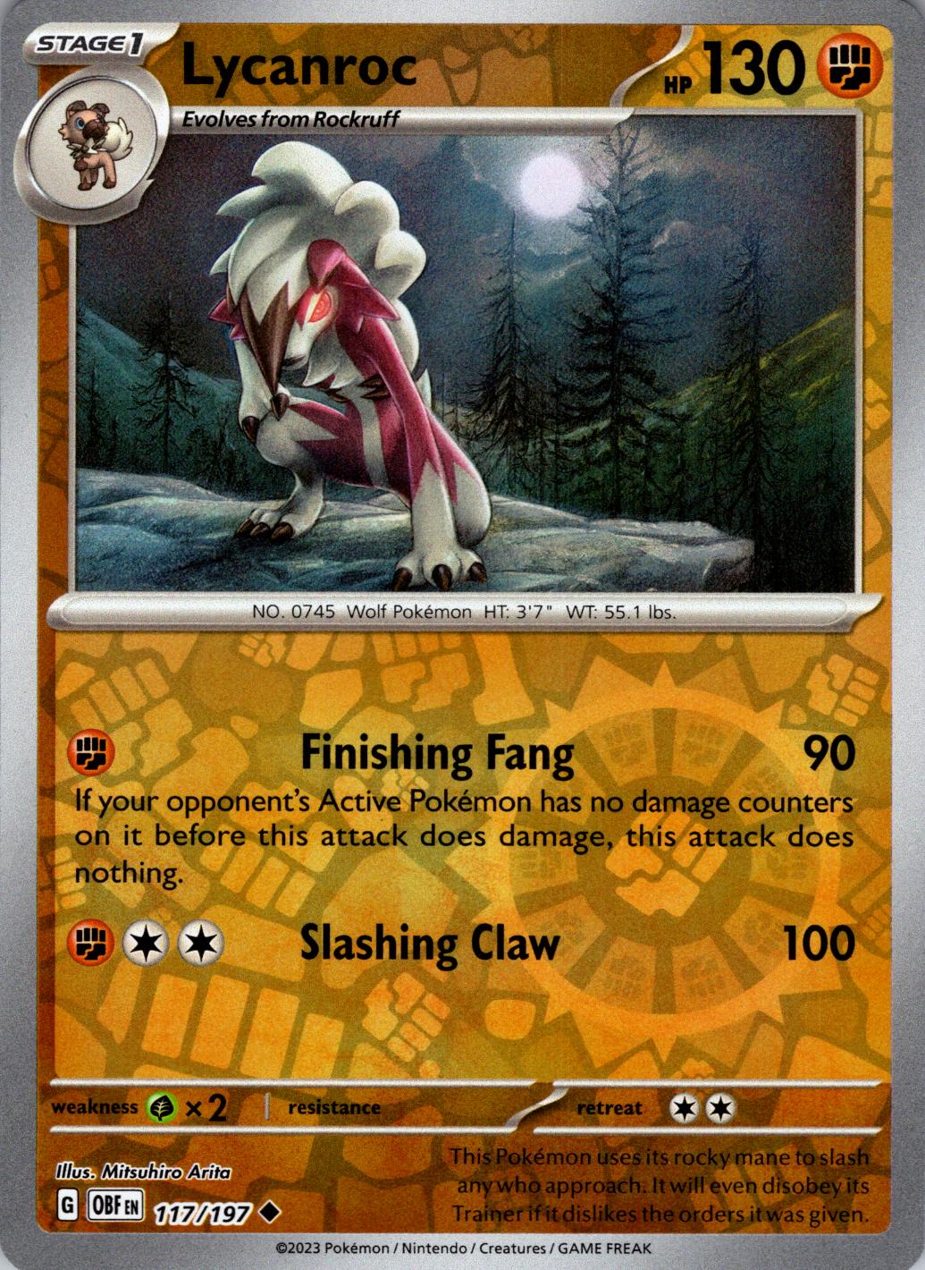 Lycanroc [Reverse Holo]