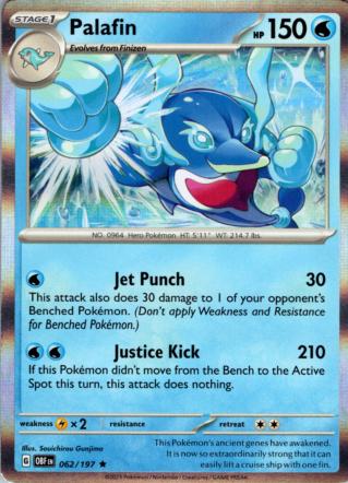 Obsidian Flames Palafin [Holo] Pokémon card