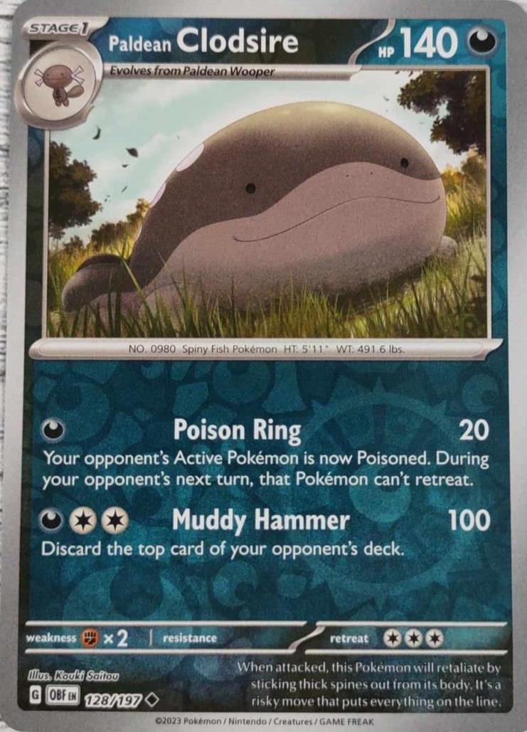 Paldean Clodsire [Reverse Holo]