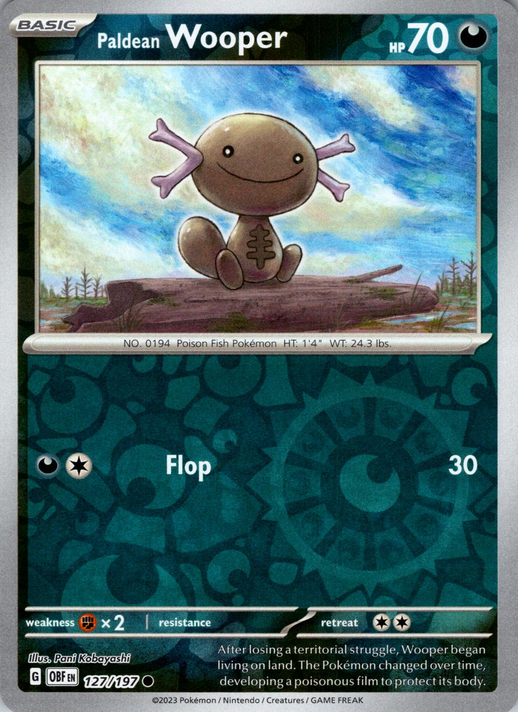 Paldean Wooper [Reverse Holo]