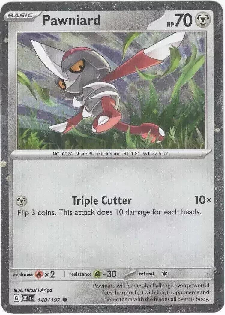 Obsidian Flames Pawniard [Cosmos-Holo] Pokémon card