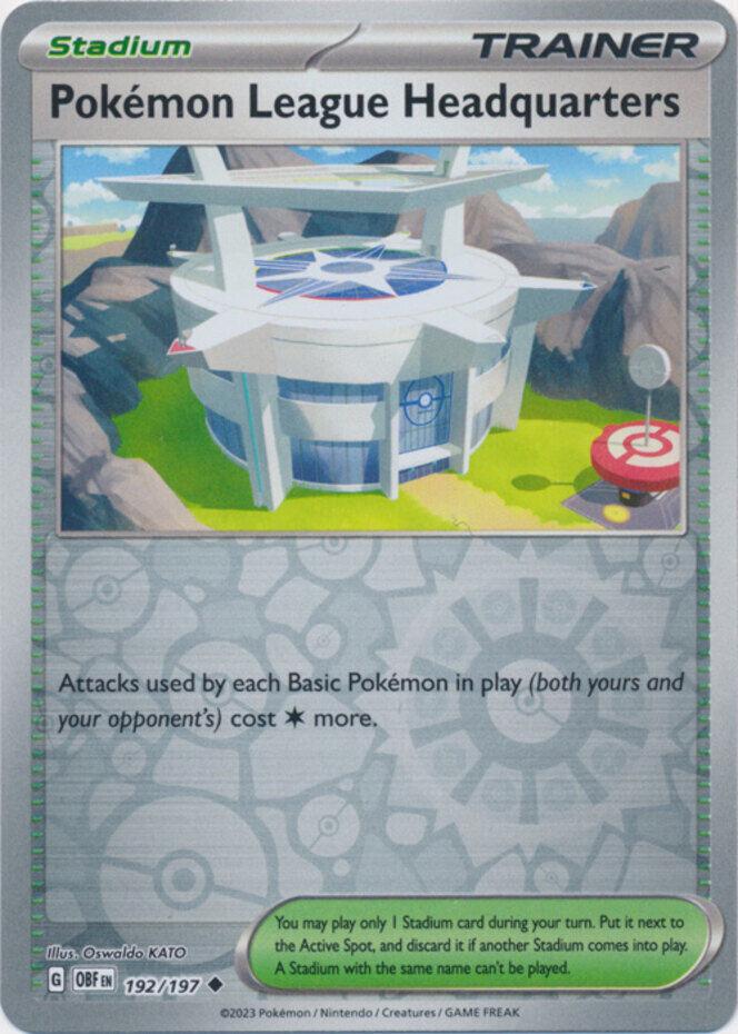 Pokemon League Headquarters [Reverse Holo]