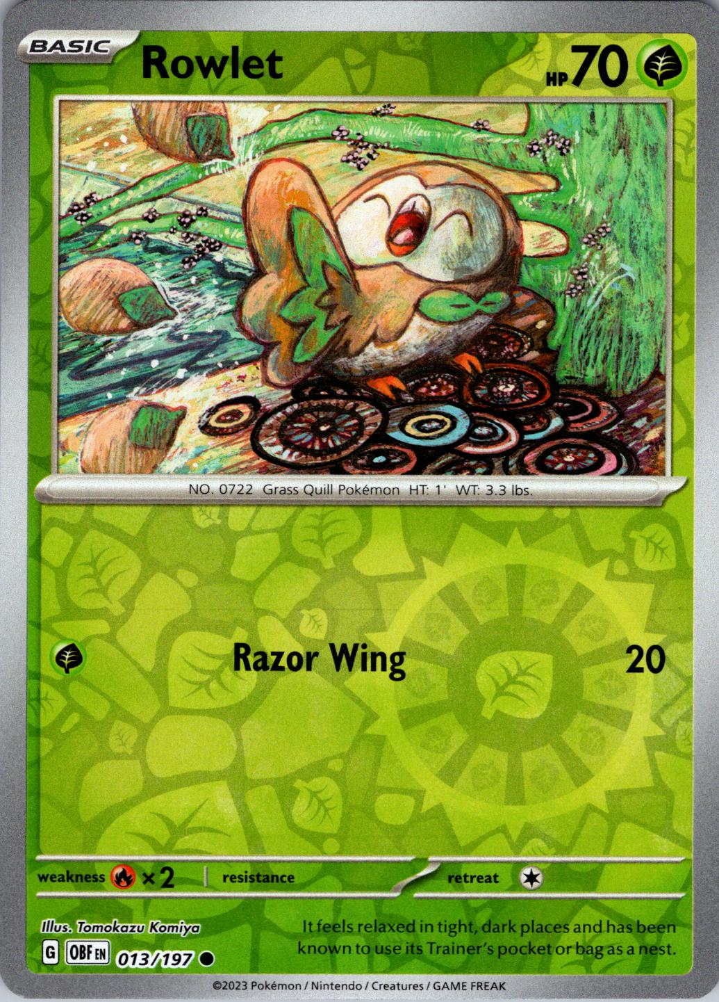 Rowlet [Reverse Holo]
