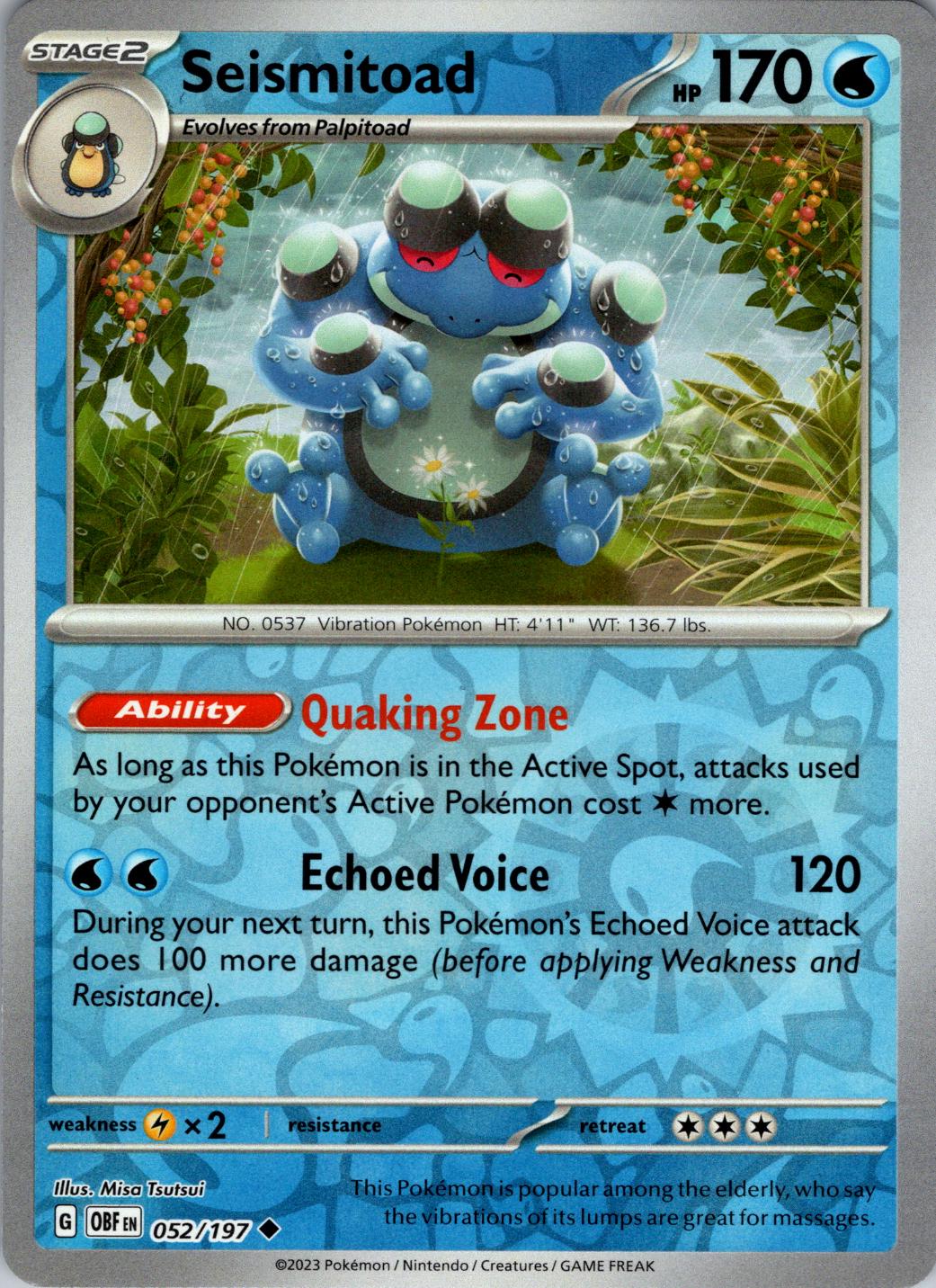 Seismitoad [Reverse Holo]
