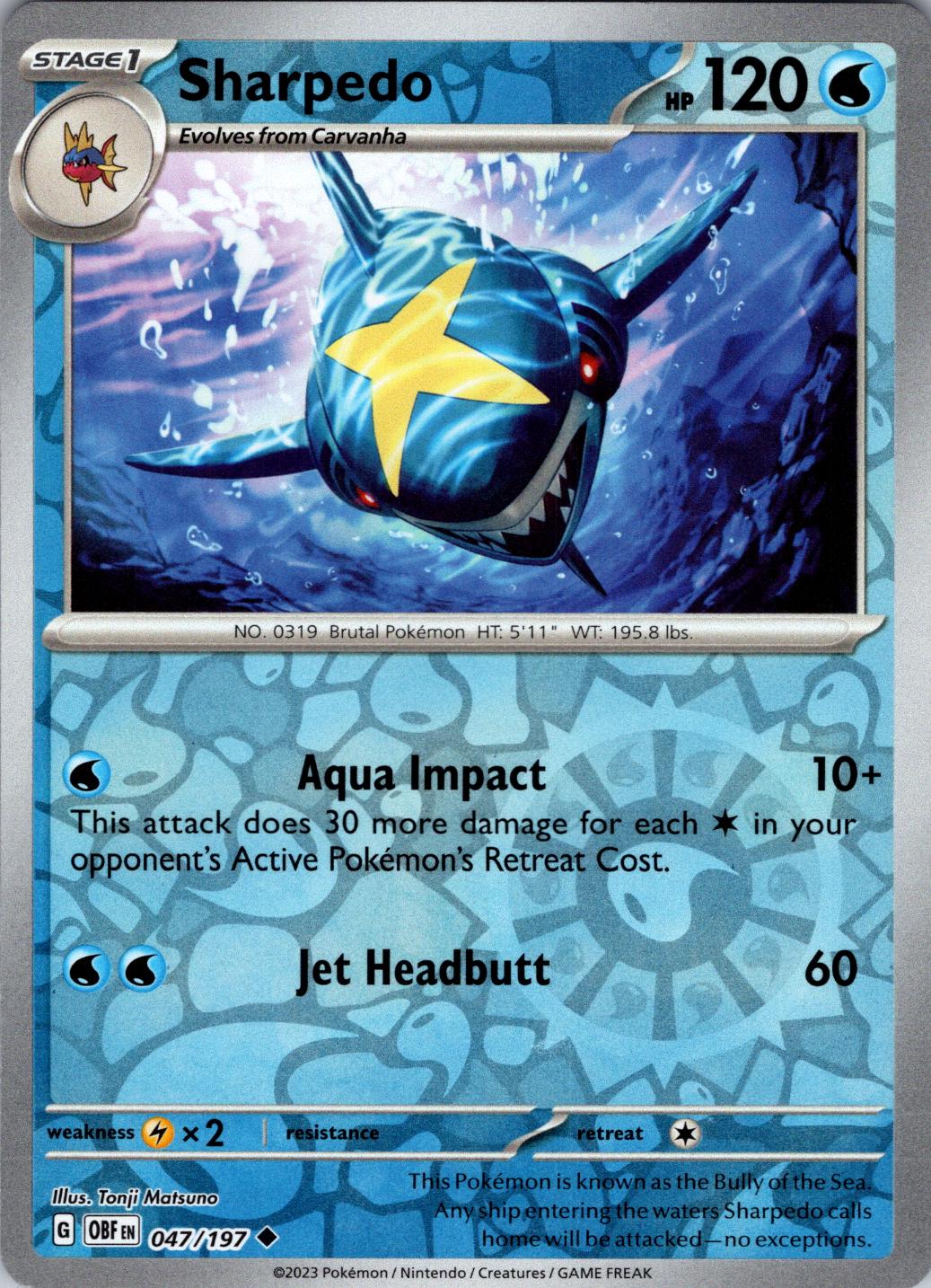 Sharpedo [Reverse Holo]