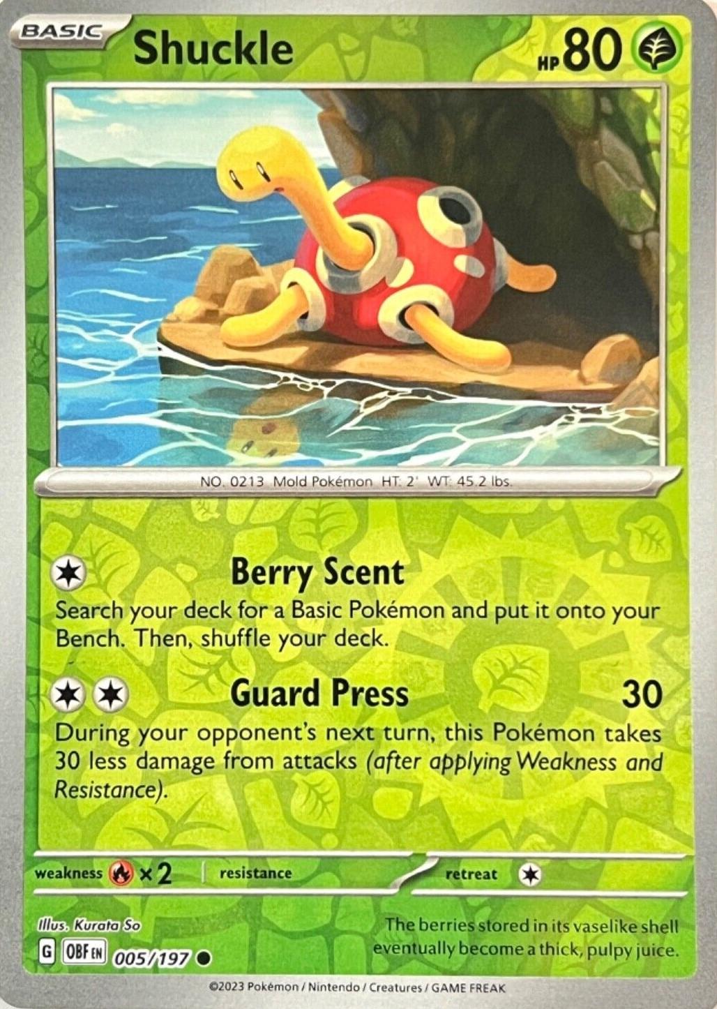 Shuckle [Reverse Holo]