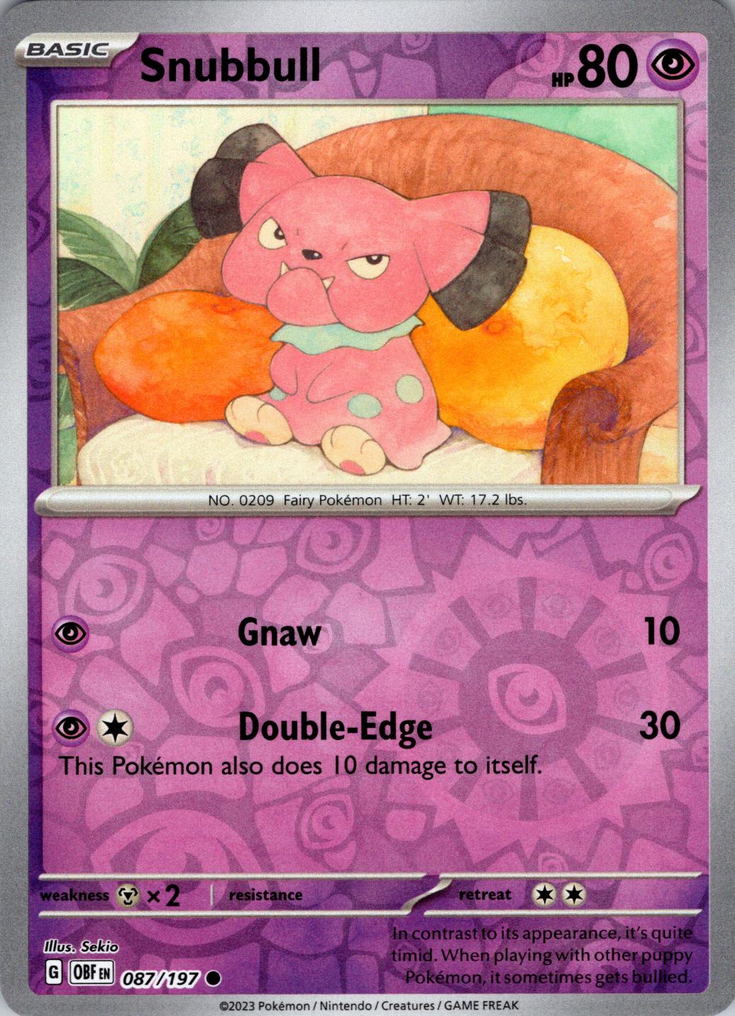 Snubbull [Reverse Holo]
