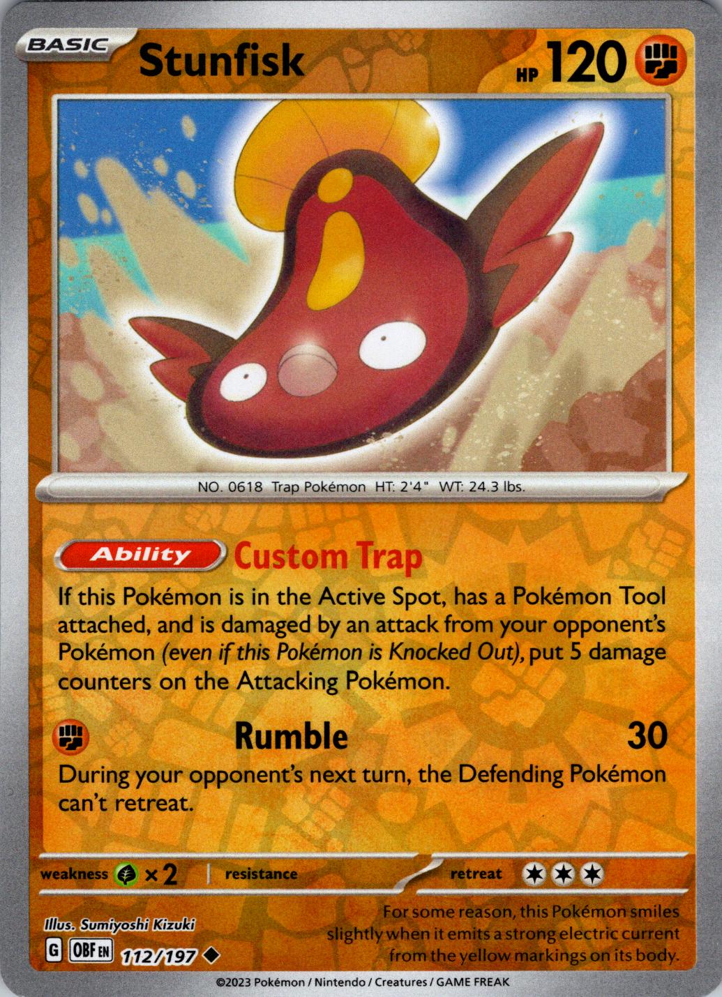 Stunfisk [Reverse Holo]