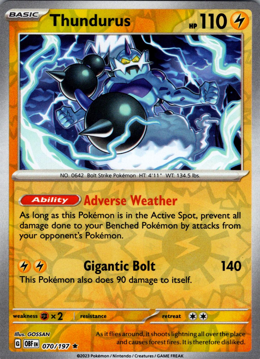 Thundurus [Reverse Holo]