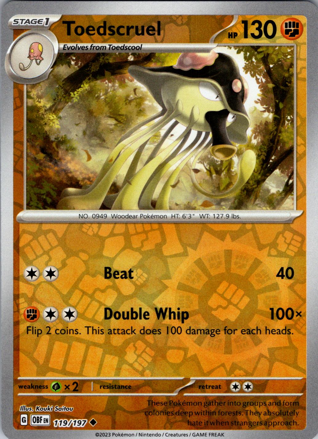 Toedscruel [Reverse Holo]