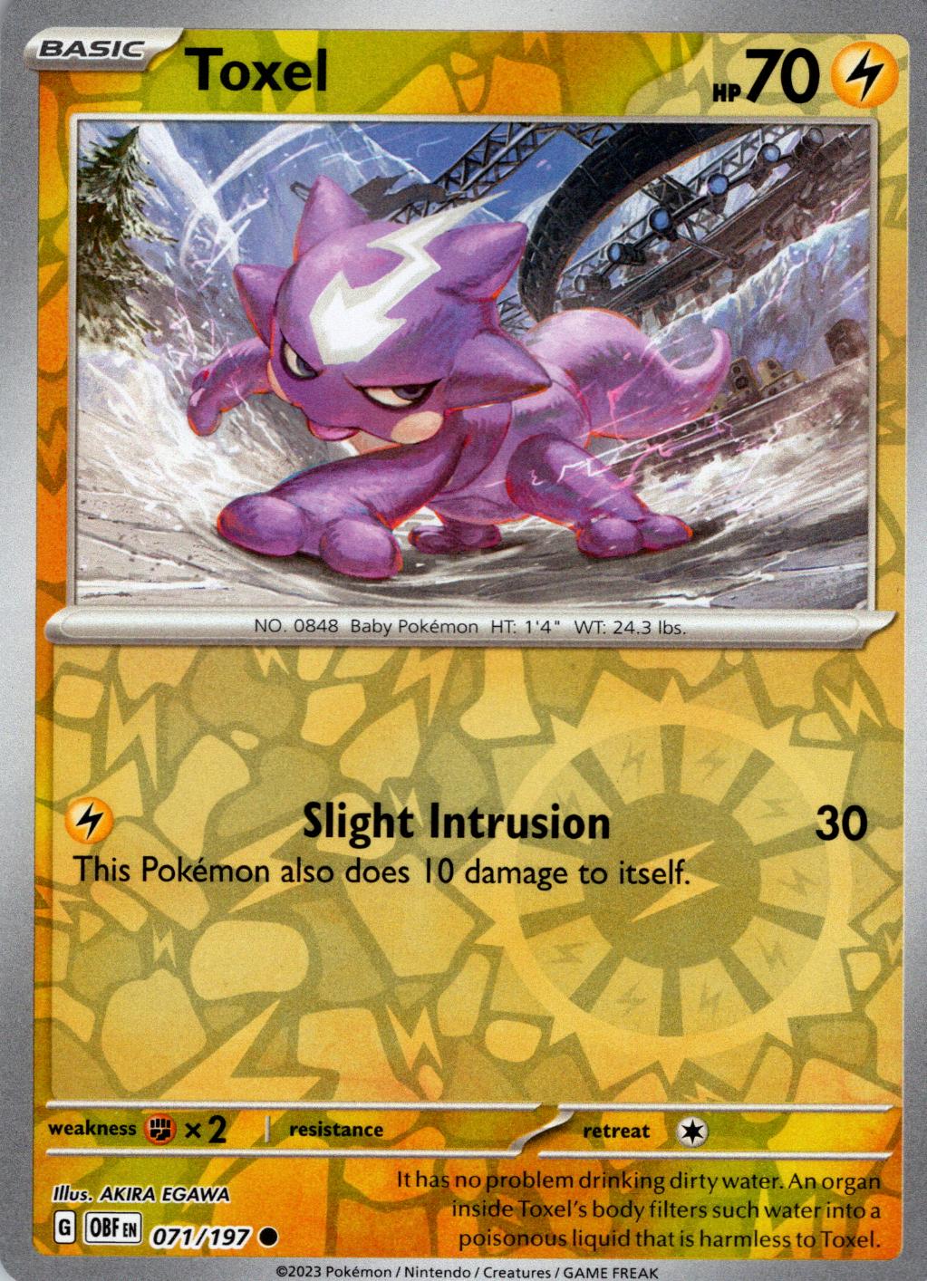 Toxel [Reverse Holo]