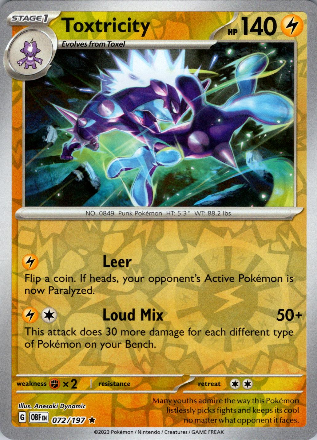 Toxtricity [Reverse Holo]