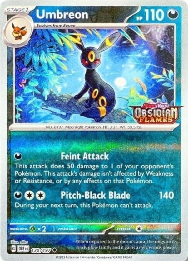 Obsidian Flames Umbreon [Stamped] Pokémon card