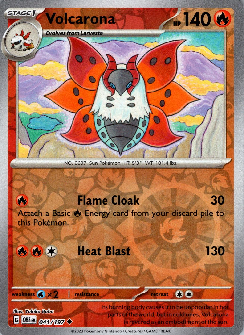 Volcarona [Reverse Holo]