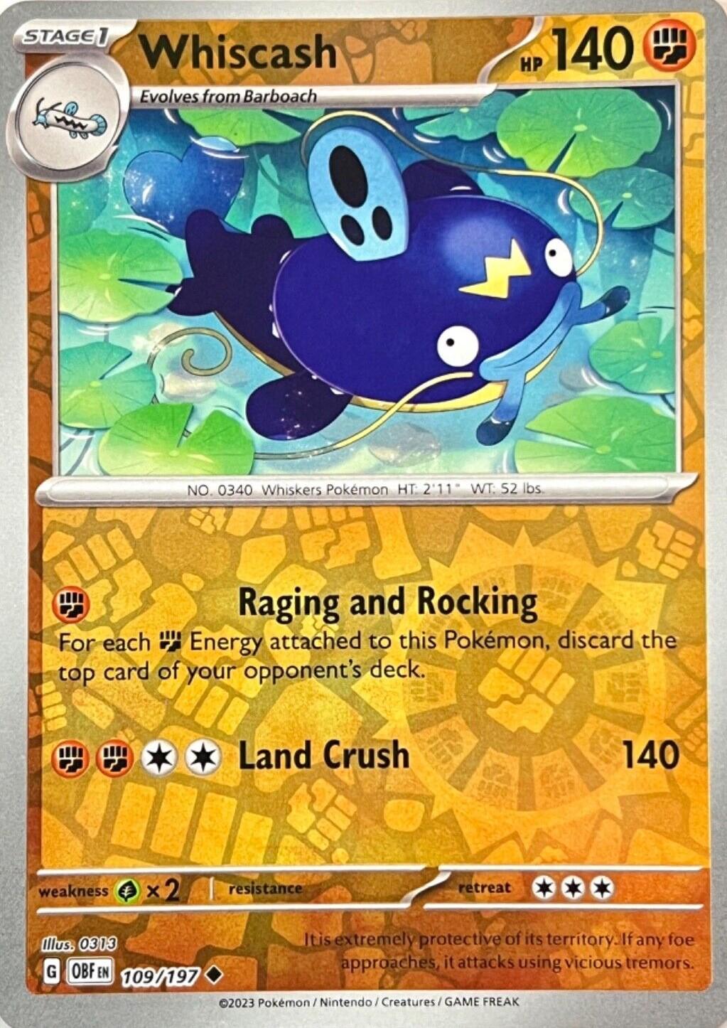 Whiscash [Reverse Holo]