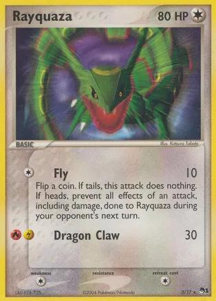 POP Series 1 Rayquaza [Holo] Pokémon card
