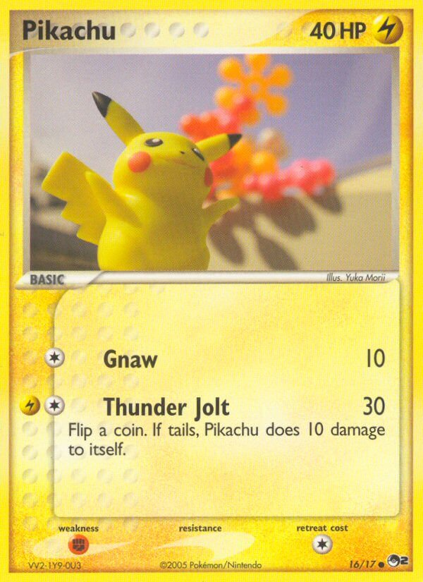 POP Series 2 Pikachu Pokémon card
