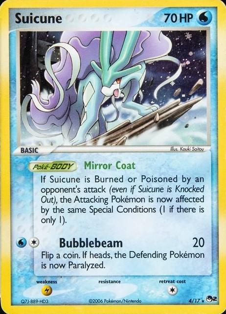POP Series 2 Suicune [Holo] Pokémon card