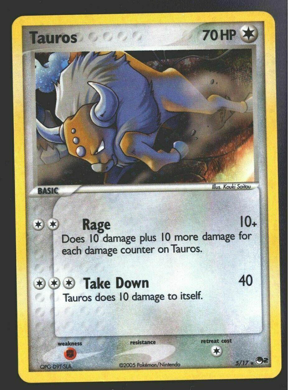 POP Series 2 Tauros [Holo] Pokémon card