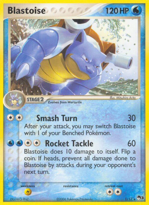 POP Series 3 Blastoise Pokémon card