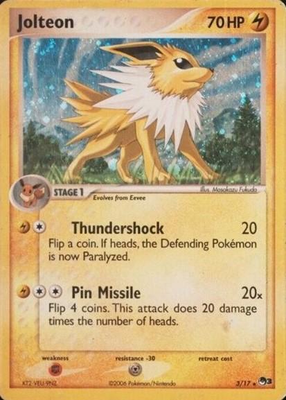 POP Series 3 Jolteon [Holo] Pokémon card
