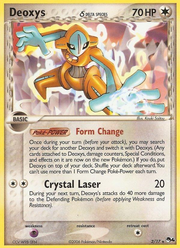 POP Series 4 Deoxys [Holo] Pokémon card