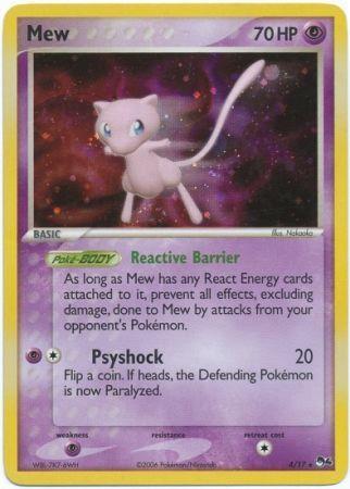 POP Series 4 Mew [Holo] Pokémon card