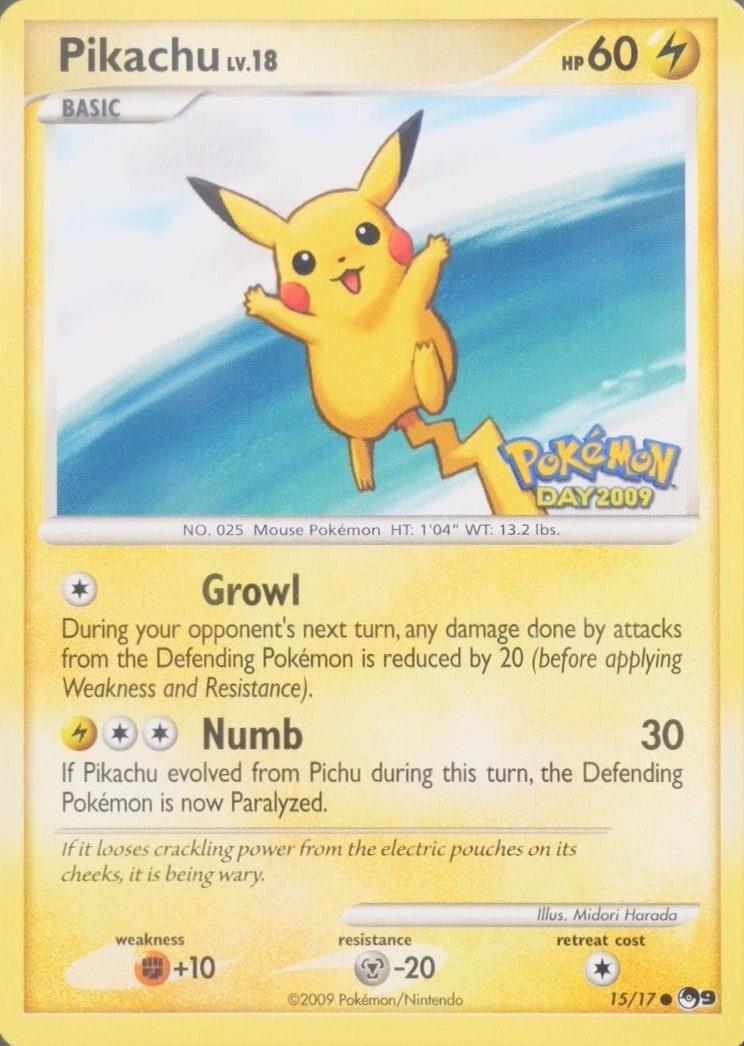 POP Series 9 Pikachu [pokemon-day] Pokémon card