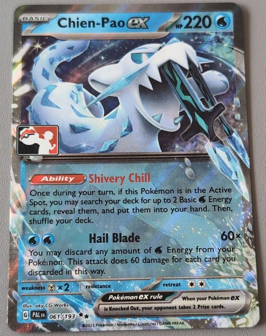 Paldea Evolved Chien-Pao [Prize-Pack] Pokémon card