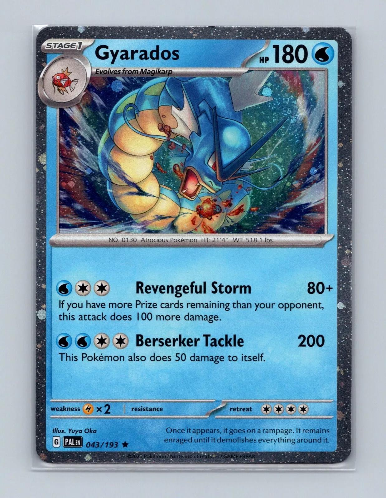 Paldea Evolved Gyarados [Cosmos-Holo] Pokémon card
