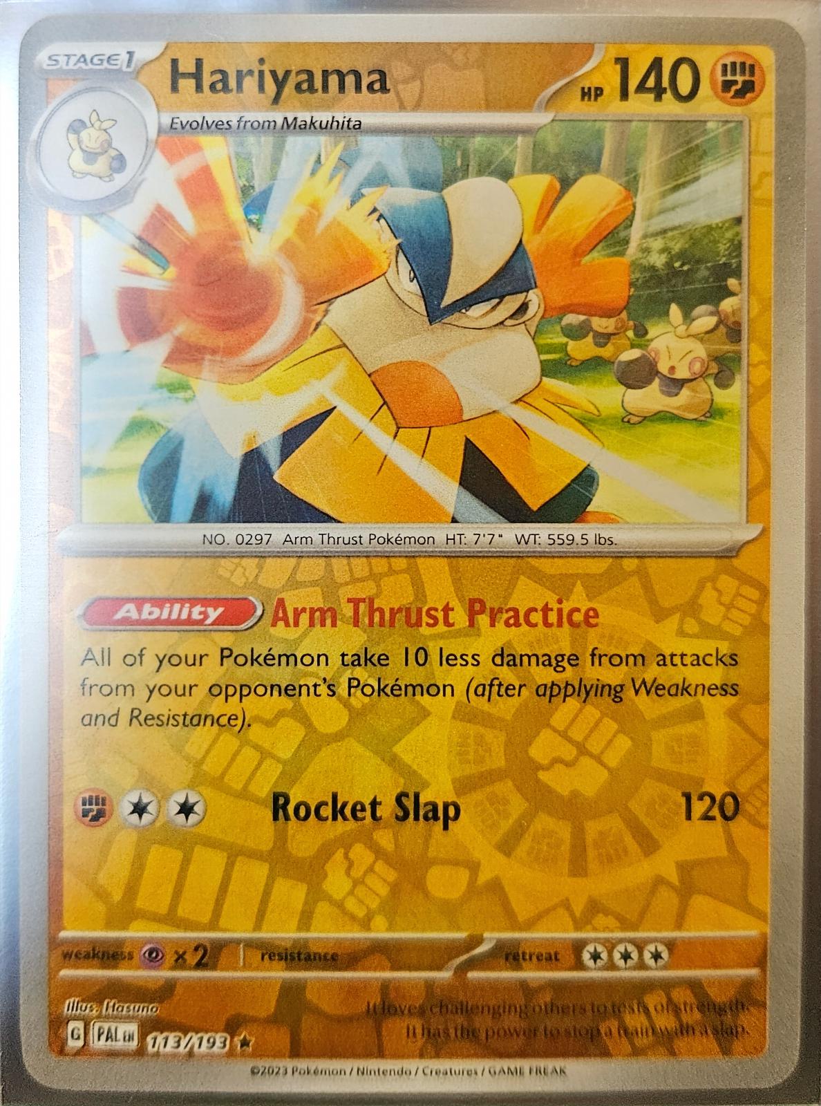Hariyama [Reverse Holo]