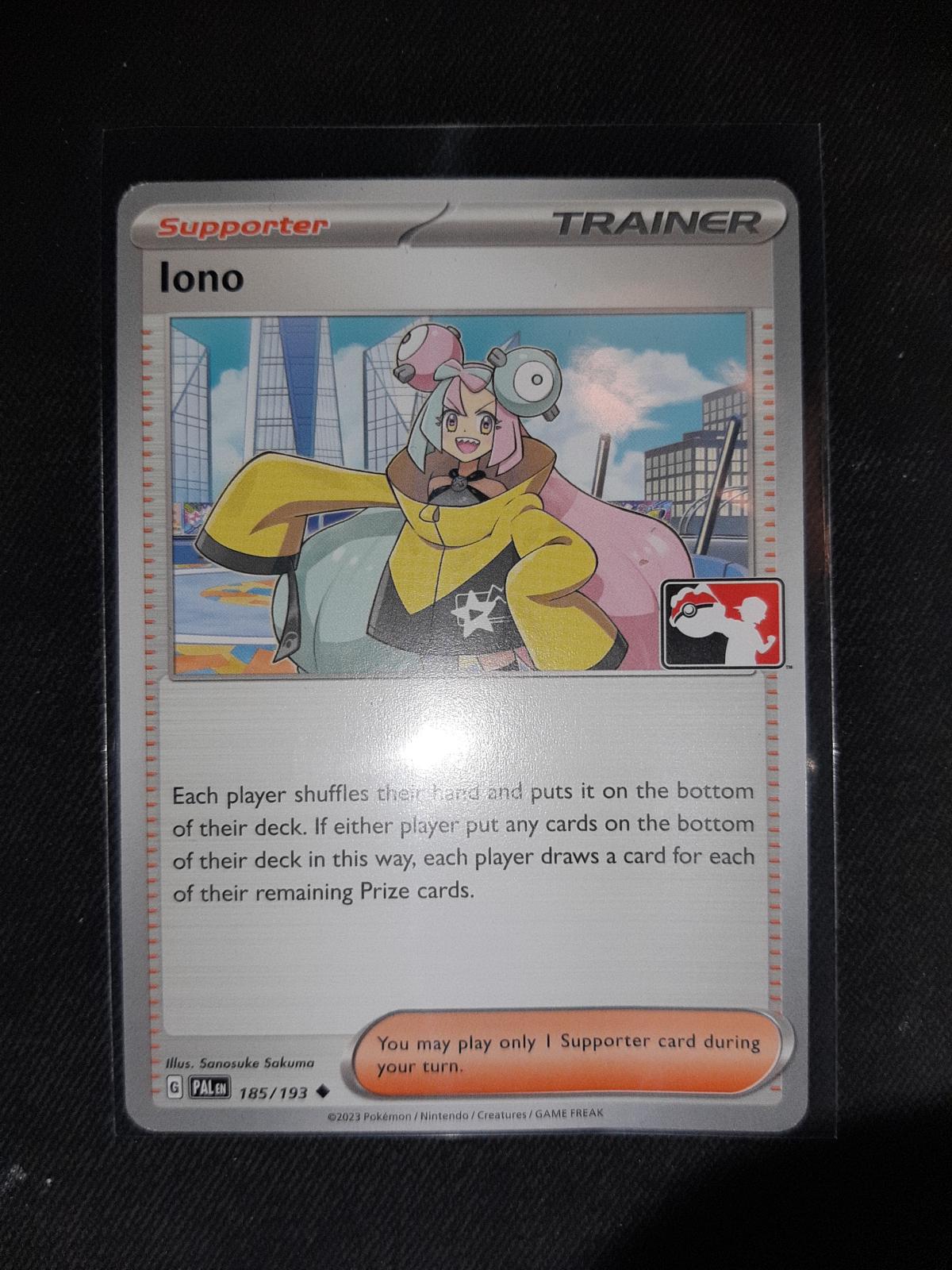 Paldea Evolved Iono [Prize-Pack] Pokémon card
