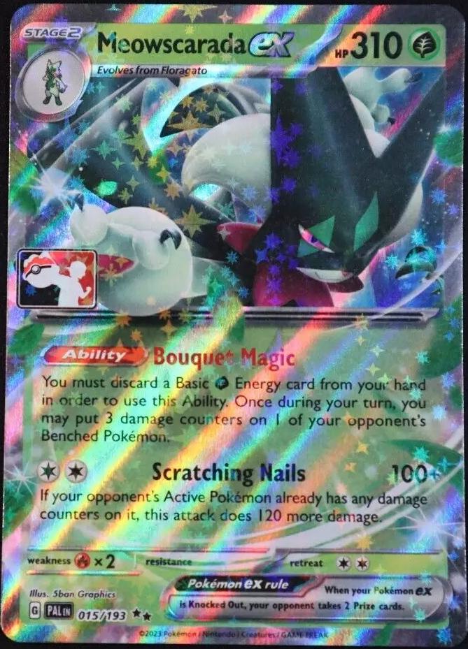Paldea Evolved Meowscarada Ex [Prize-Pack] Pokémon card