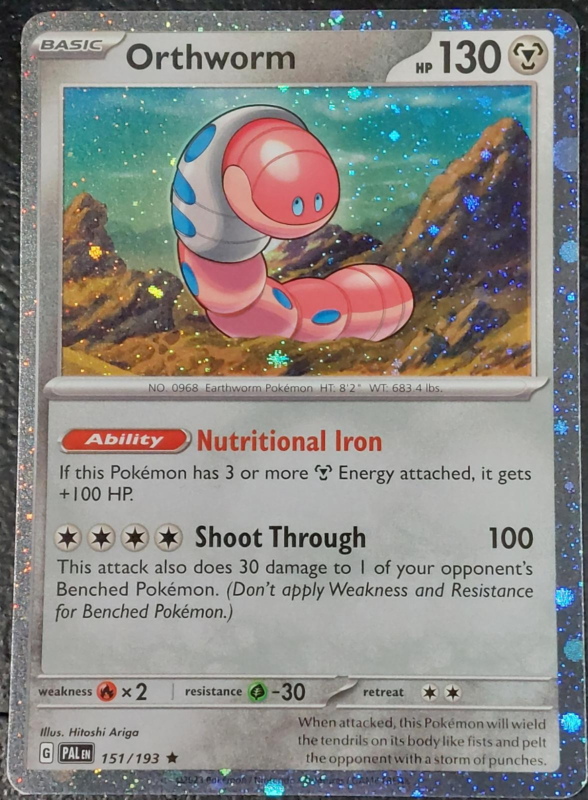 Paldea Evolved Orthworm [Cosmos-Holo] Pokémon card